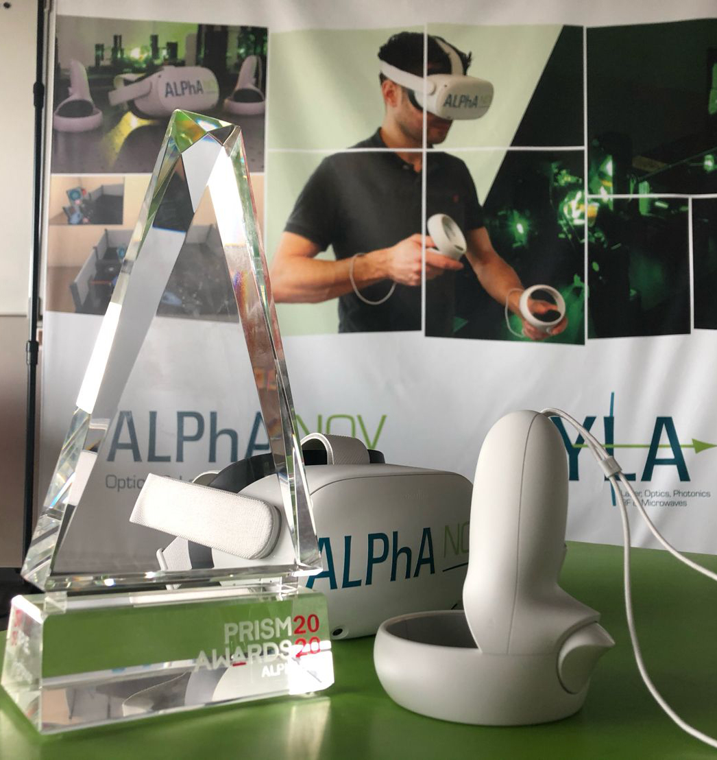 ALPhANOV-PYLA remporte le Prism Award avec l’Immersive Photonics Lab, dans la catégorie Software